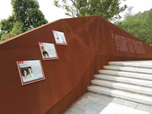 巩义耐候钢挡土墙
